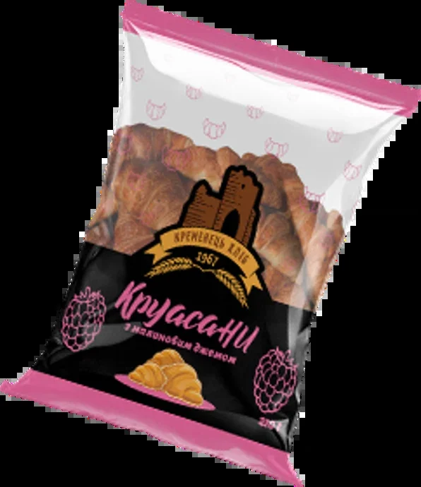 Круасани з малиновим джемом 210гр
